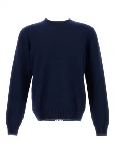 Кашемировый свитер с круглым вырезом Gran Sasso, синий