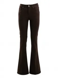 Расклешённые джинсы Paige, коричневый