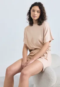 Пижамные шорты с логотипом Boss, Light Beige