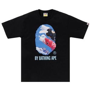 Футболка BAPE Carp Photo By Bathing Ape Tee, Black