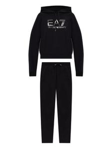 Спортивный костюм с логотипом Ea7 Emporio Armani, черный