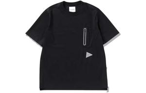 Футболка с коротким рукавом и принтом логотипа And Wander, черная