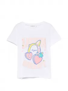 Футболка с графическим принтом Billieblush, белый