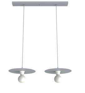 Подвесной светильник Lumicom Nina, 30x30x30 см, серый