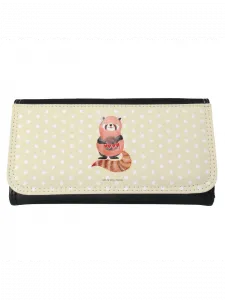 Кошелек Mr. & Mrs. Panda, желтый пастельный