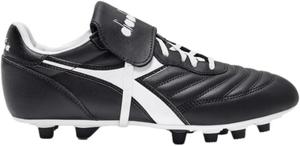 Футбольные бутсы Diadora Brasil OG LT T MDPU для мужчин - ультра-мягкая кожа, водоотталкивающая, подошва для твердого грунта, съемная стелька, белый/черный