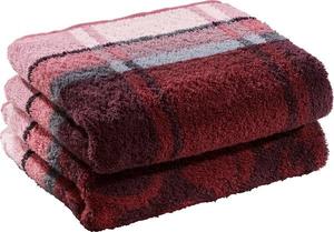 Полотенце для душа Erwin Müller 2er-Pack 117440, 70x1x140 см цвет weinrot