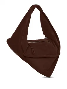 Сумка-тоут на молнии Federico Cina, коричневый