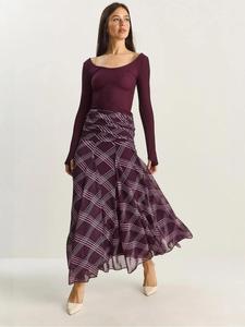 Bianco Lucci Юбка в цвете Berry