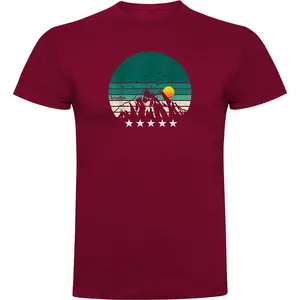 Футболка с коротким рукавом Kruskis Five Stars, красный