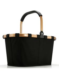 Сумка-шоппер Carrybag 48 см в рамке золотая/черная Reisenthel