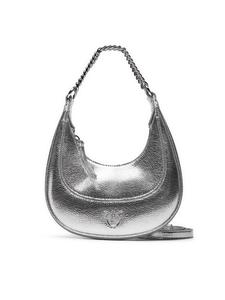 Сумочка Brioche Hobo Mini AI 24-25 PLTT 101433 A204 Pinko, серебряный