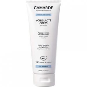 Биокосметика Легкое молочко для тела с гиалуроновой кислотой Алоэ Вера Аргановое масло Масло лесного ореха и пчелиный воск 200мл, Gamarde