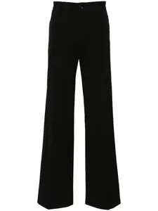 Прямые брюки строгого кроя DOLCE & GABBANA, черный