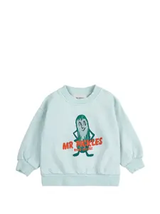 Свитшот с принтом и круглым вырезом Bobo Choses, синий