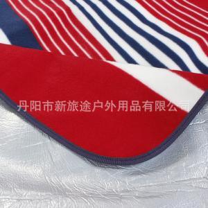 Yjhome новый замшевый коврик для пикника, влагостойкий весенний пляжный коврик в тонкую красную полоску 200*200