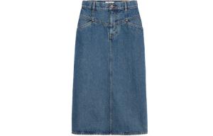Джинсовая юбка женская синяя Celine