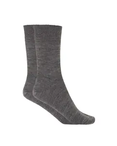 Женские короткие однотонные носки Орлон - Термик Punto Blanco, темно-серый