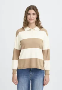 Топ с длинными рукавами ihboston ls14 Ichi, Sepia Tint Comb Polo