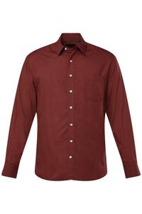 Рубашка на пуговицах классического кроя JP1880, Dark red