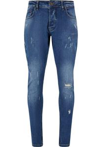 Джинсы приталенного кроя 2Y Studios, синие