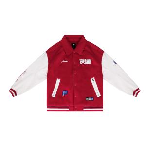 Хлопковая куртка LiNing, унисекс, красная