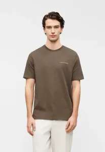 Простая футболка с надписью Lyle & Scott, Khaki Ash