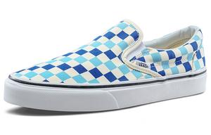 Кроссовки Vans Slip-On Checkerboard Blue Topaz