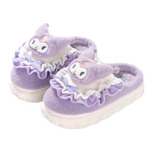 Lidani Tzldn Домашние тапочки, Нефритовая коричневая собака (в подарок пара однотонных носков)