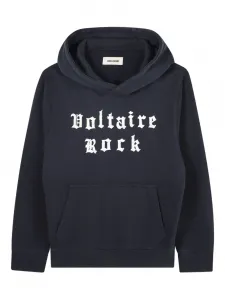 Худи с логотипом Zadig & Voltaire Kids, черный