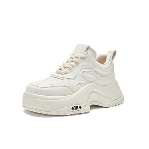 HR Женские полувысокие повседневные кроссовки бежевого цвета