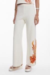 Эластичные брюки с ракушкой