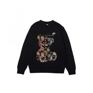 Чёрная толстовка Nike мужская