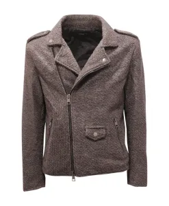 Серая куртка в итальянском стиле на молнии. Imperial, серый