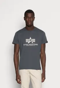 Футболка с принтом Alpha Industries, Anthrazit