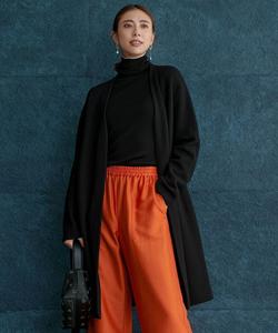 Длинный кардиган из крафтовой шерсти