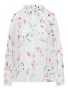 Блузка с цветочным принтом Giambattista Valli, белый