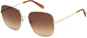 Женские квадратные солнцезащитные очки Fossil Fos 2133/G/S, Gold Havana
