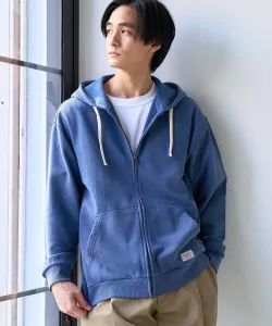 Худи на молнии в винтажном стиле от SMITH'S (Smith) Coen, цвет Navy