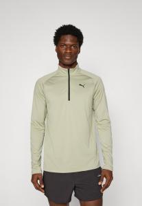 Топ Puma TECH FABRIC MIX 1/4 ZIP, Lux Army/Khaki