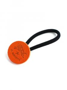 Кожаный галстук для волос Il Bisonte с логотипом