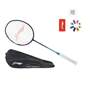 LINING Thunder 50 Full Carbon бадминтонная ракетка атакующего типа с утяжеленной головкой, жестким стержнем, верхний класс 675mm blue green