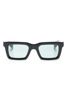 Солнцезащитные очки в прямоугольной оправе Alexander McQueen, зеленый
