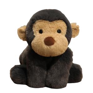 Очаровательные плюшевые куклы Smiji Monkey высотой 40 см MLING, темно-серый