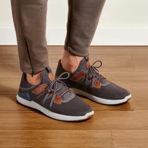 Мужские повседневные спортивные кроссовки OLUKAI Mio Li, универсальные и стильные, дышащая и комфортная сетка, амортизированная поддержка свода стопы и надежная посадка, индиго