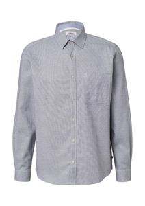 Рубашка на пуговицах классического кроя s.Oliver, Navy