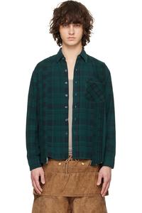 Needles Зеленая фланелевая рубашка 7 размеров