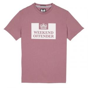 Мужская футболка выходного дня для преступников в тюрьме Weekend Offender, розовый
