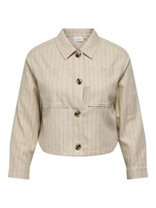 Куртка межсезонная ONLY Carmakoma CARMonica, бежевый