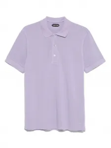Рубашка поло с короткими рукавами TOM FORD, фиолетовый